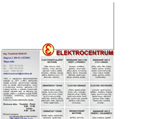 Tablet Screenshot of elektrocentrum-lc.sk